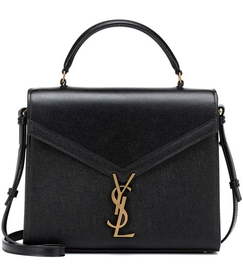 Leather handbag Saint Laurent Black in Leather 